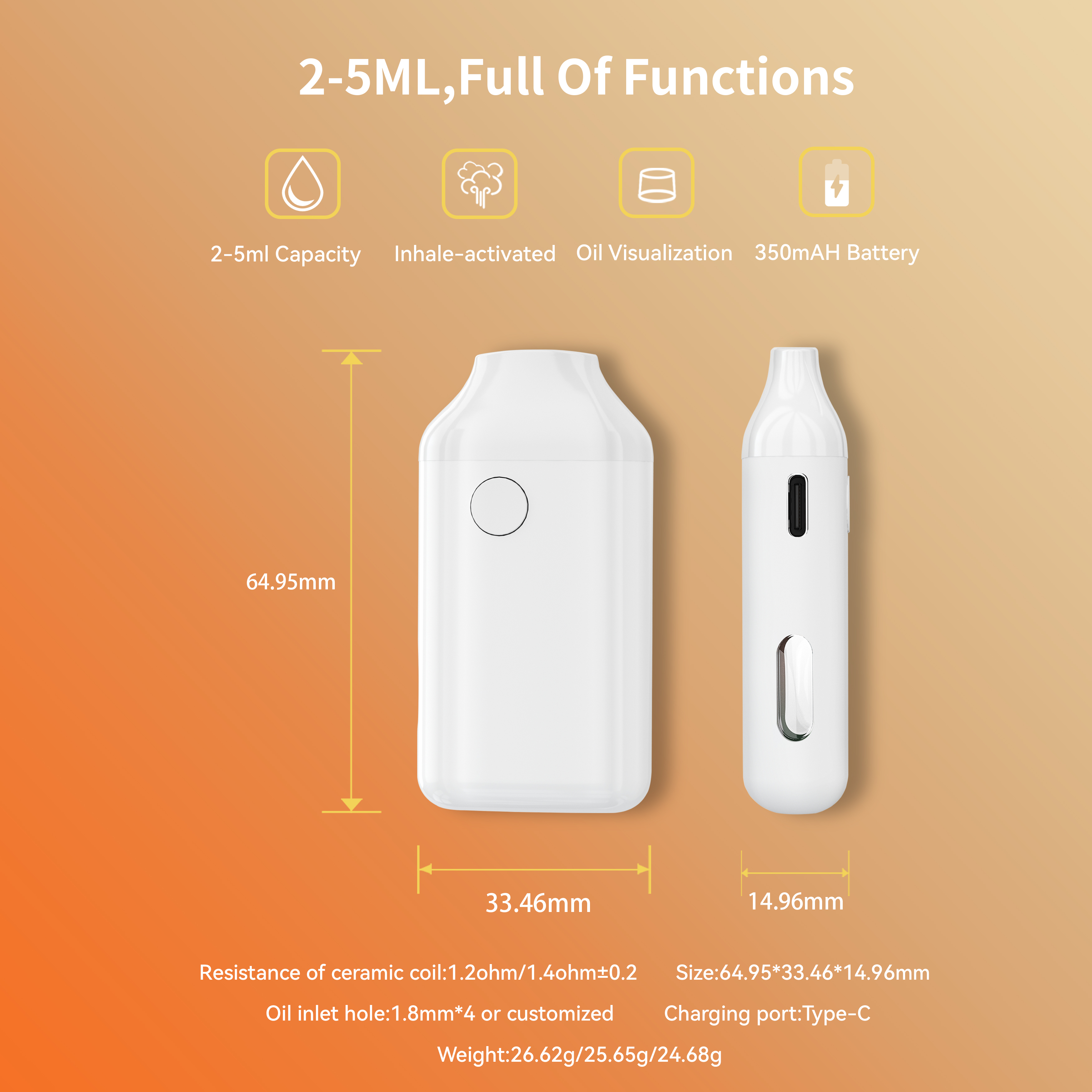 CD36 dual airflow delta 8 disposable