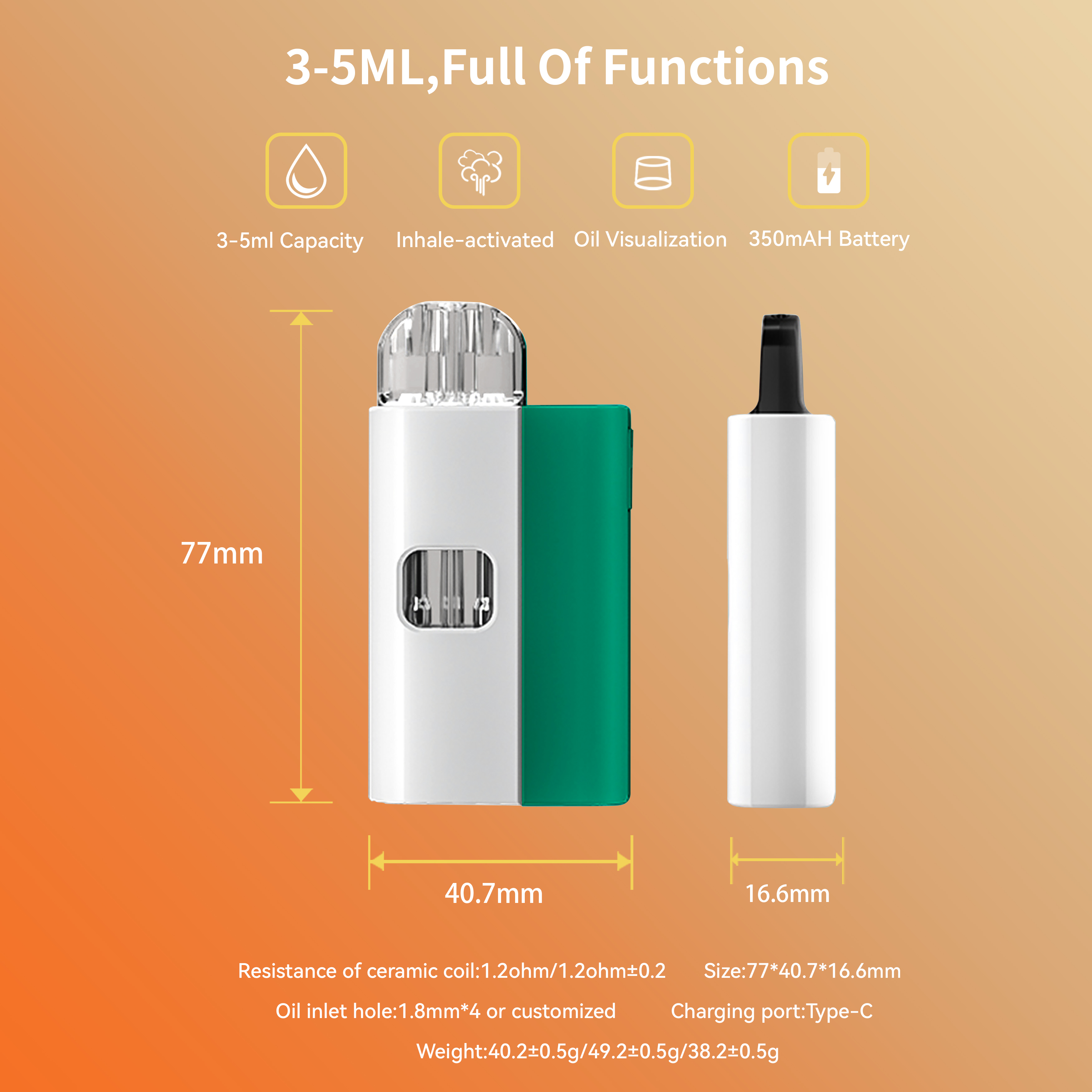 CD55 delta 11 vapoizer